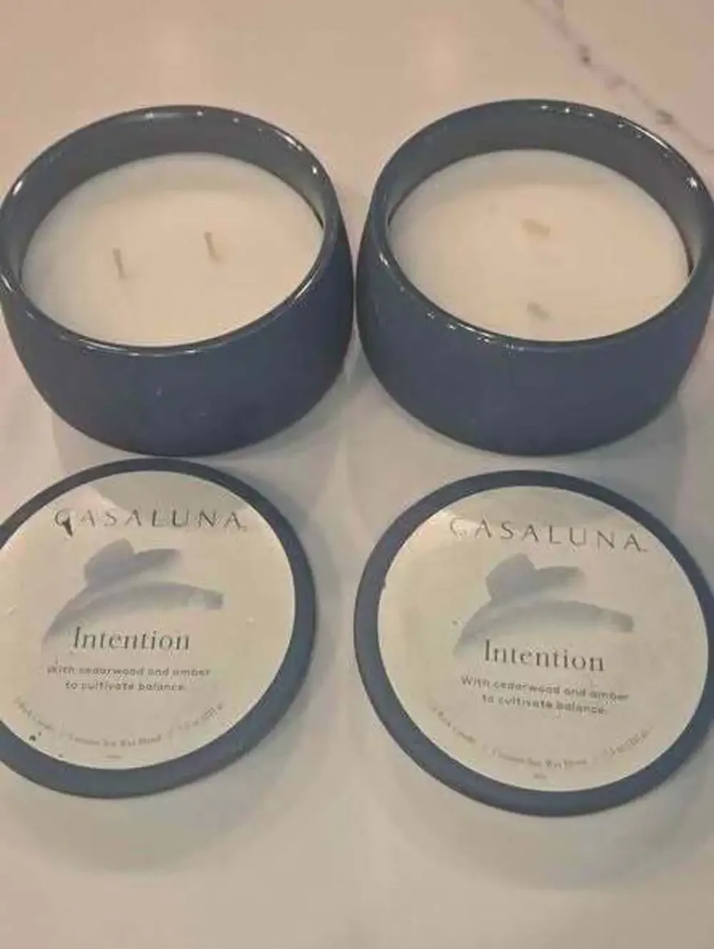 Casaluna Intention 2-Wick Candles - Set of 2
